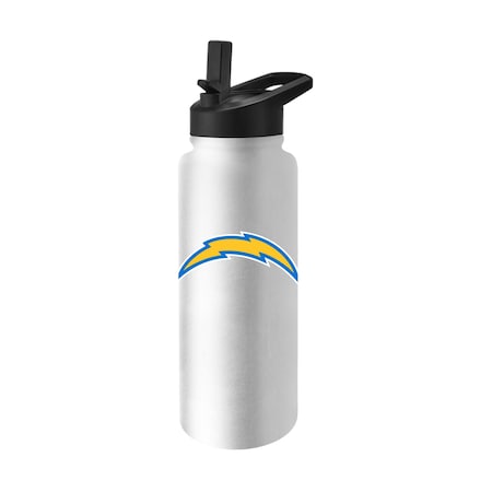 Logo Brands LA Chargers 34oz Logo Quencher Water Bottle 626-S34QB-8